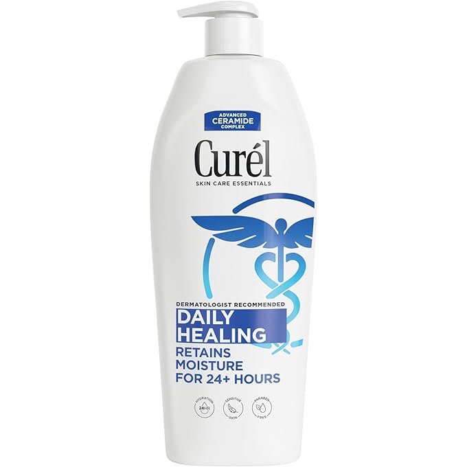 لوشن الجسم العلاجي اليومي من كوريل للبشرة الجافة، لوشن الجسم المرطب الموصى به من قبل طبيب الجلدية مع مجمع السيراميدات المتقدم، 13 أونصة